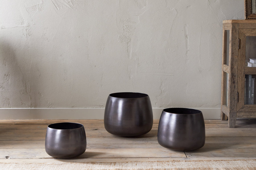 Maliki Plant Pot Aged Bronze