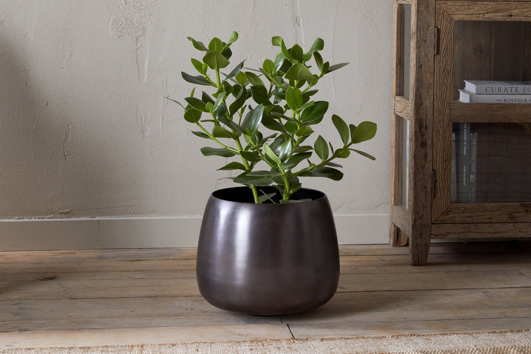 Maliki Plant Pot Aged Bronze