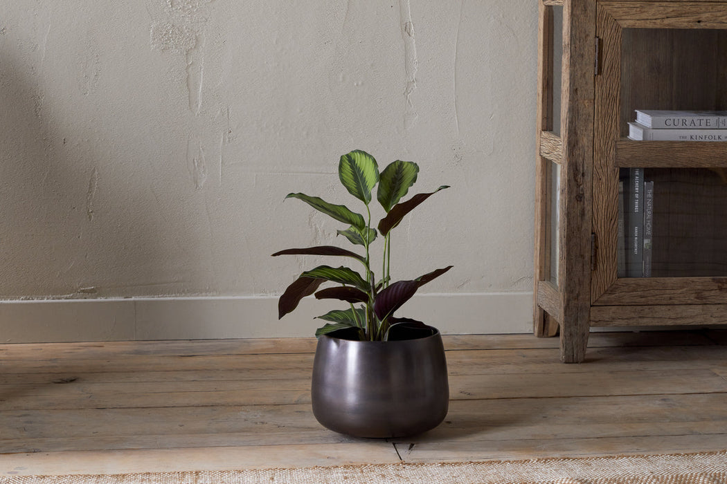 Maliki Plant Pot Aged Bronze