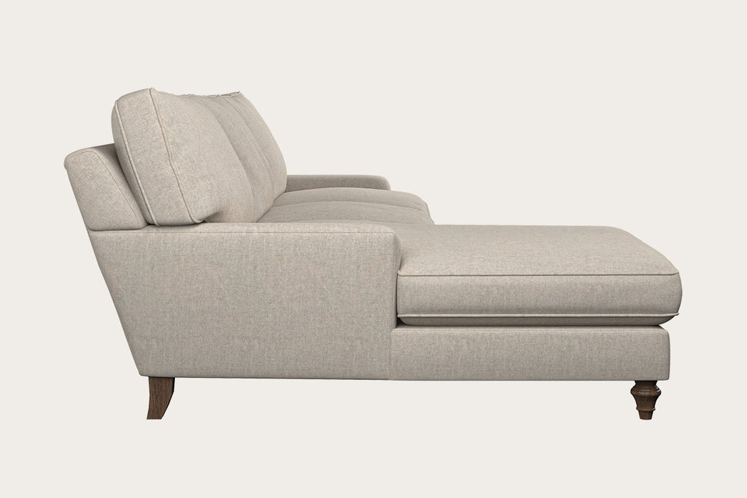 Marri Grand Left Hand Chaise Sofa Brera Linen Natural