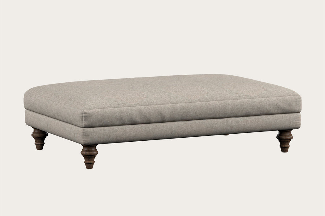 Marri Large Footstool Brera Linen Natural