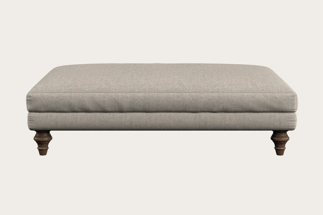 Marri Large Footstool Brera Linen Natural