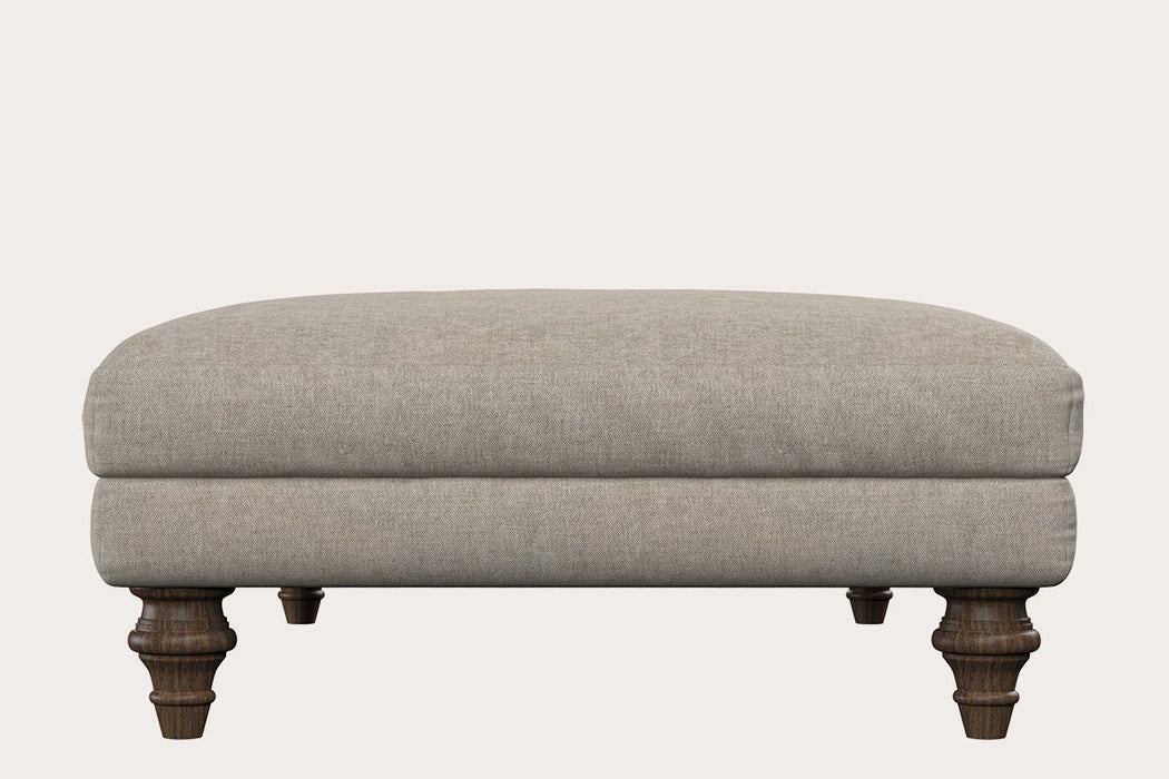 Marri Large Footstool Brera Linen Natural