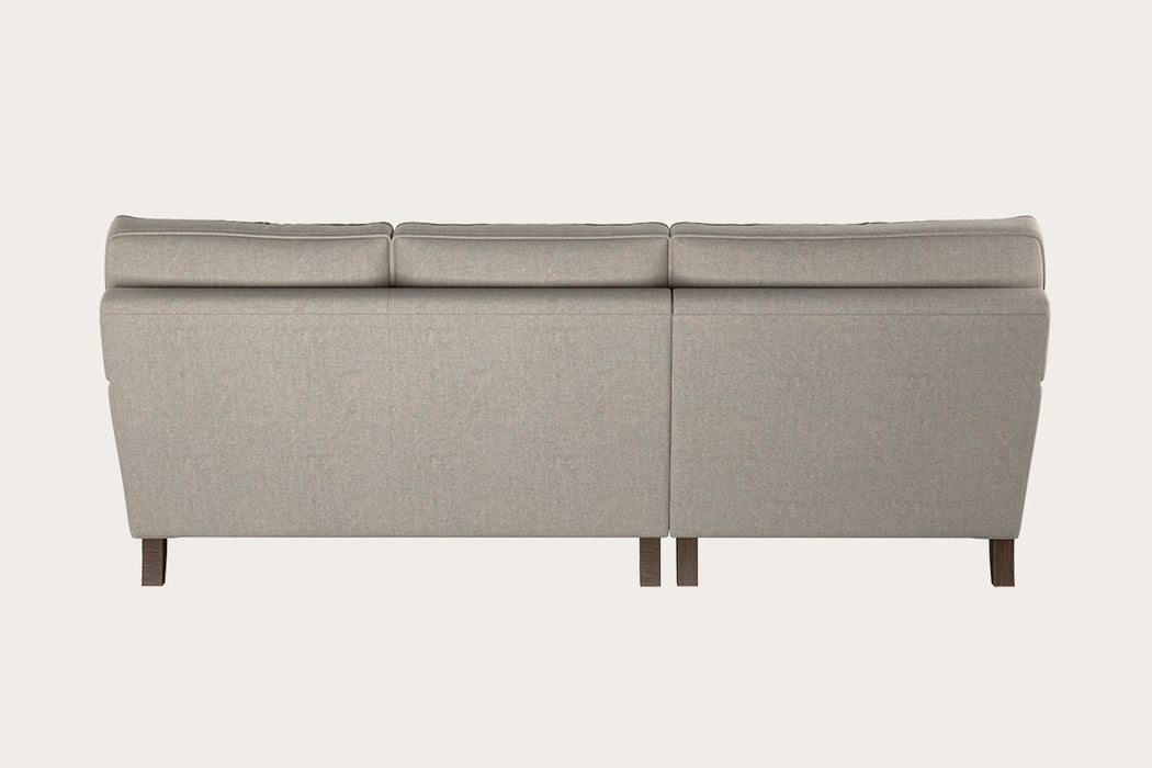 Marri Large Left Hand Chaise Sofa Brera Linen Natural