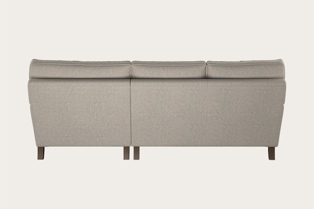 Marri Large Right Hand Chaise Sofa Brera Linen Natural