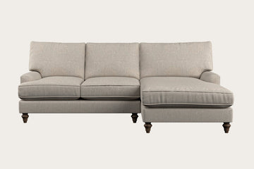 Marri Large Right Hand Chaise Sofa - Brera Linen Natural