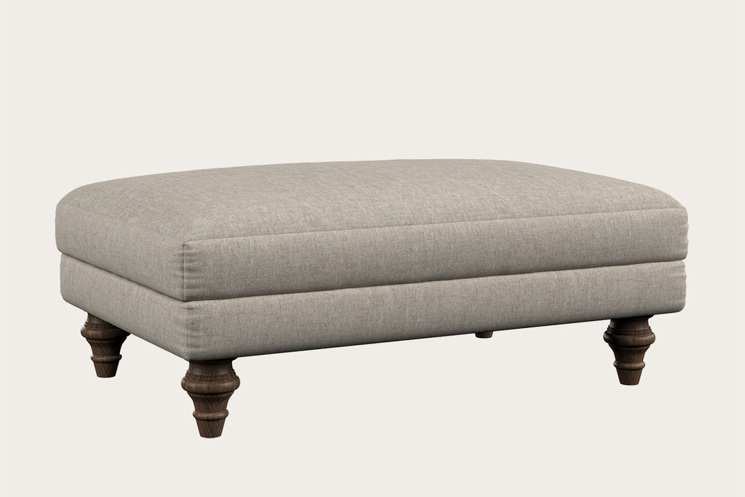 Marri Medium Footstool Brera Linen Natural