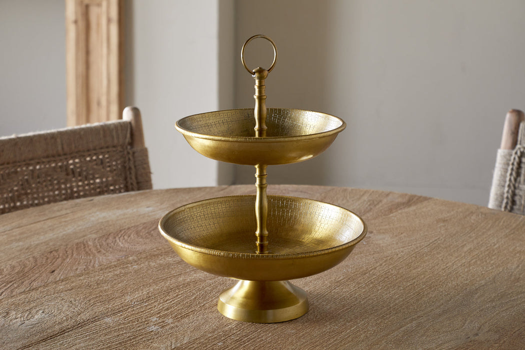 Mahika Stand Antique Brass