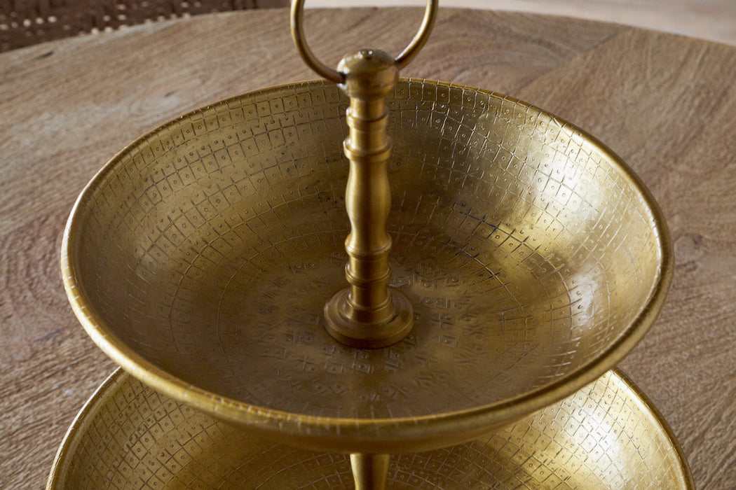 Mahika Stand Antique Brass