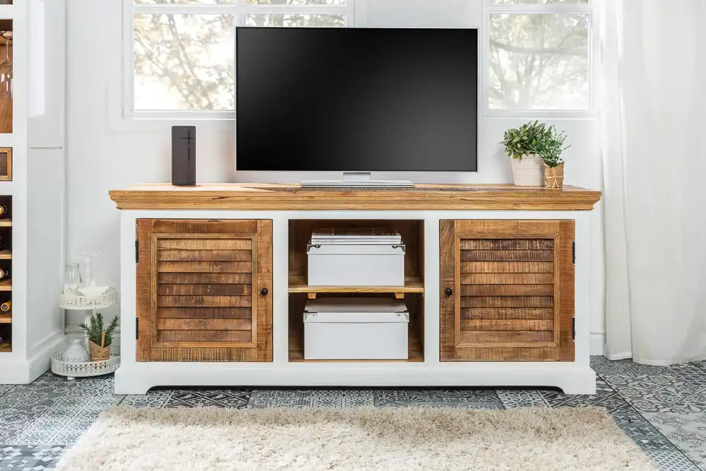 Alfie Tv Cabinet Upto 57 Solid Mango Wood