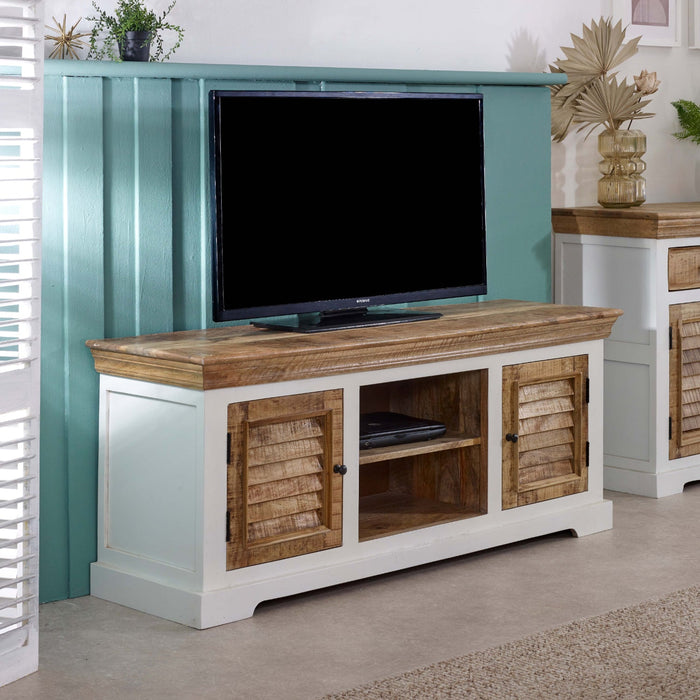 Alfie Tv Cabinet Upto 57 Solid Mango Wood
