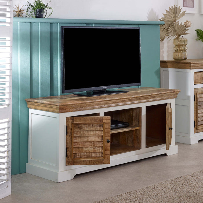 Alfie Tv Cabinet Upto 57 Solid Mango Wood