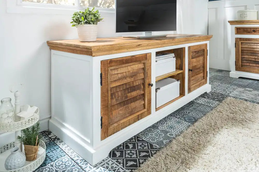 Alfie Tv Cabinet Upto 57 Solid Mango Wood