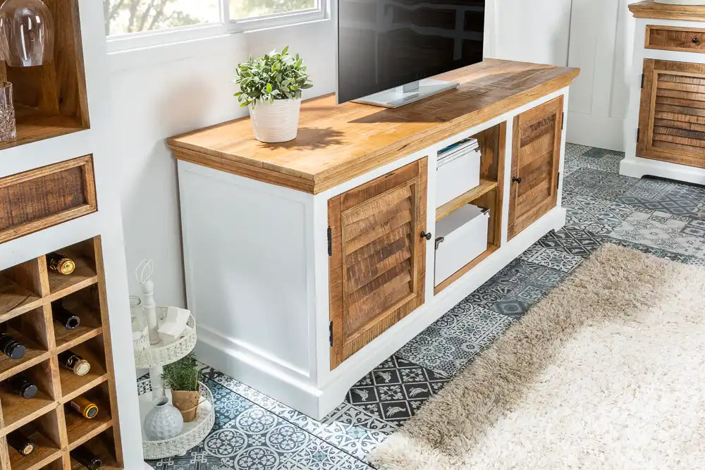 Alfie Tv Cabinet Upto 57 Solid Mango Wood