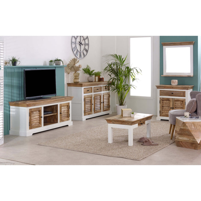 Alfie Tv Cabinet Upto 57 Solid Mango Wood