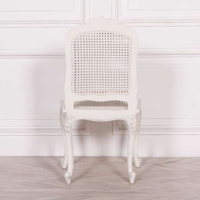 Off White Rattan Dining Bedroom Chair
