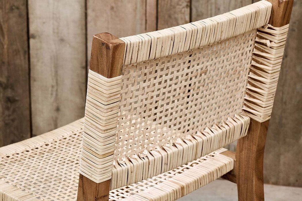 Madrisana Acacia Rattan Bar Stool