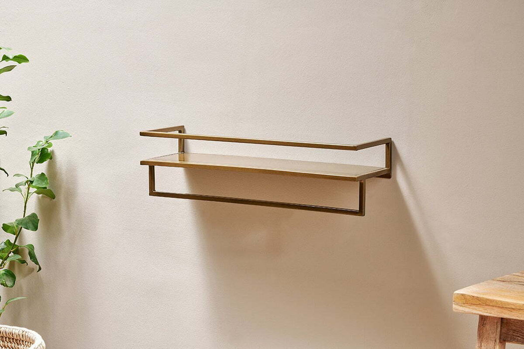 Mahi Wall Shelf With Towel Rail