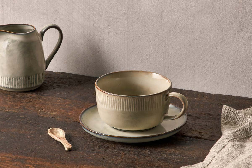 Malia Cup Saucer Cream