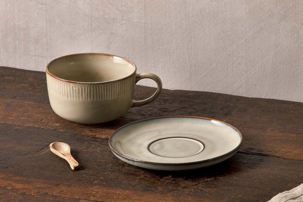 Malia Cup Saucer Cream