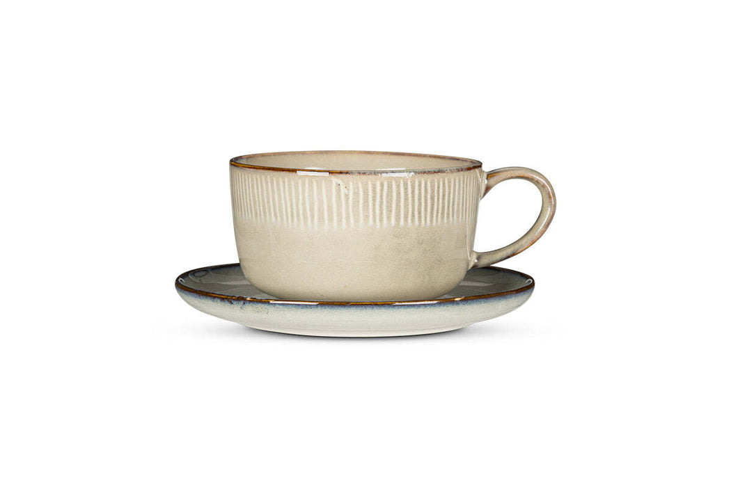 Malia Cup Saucer Cream