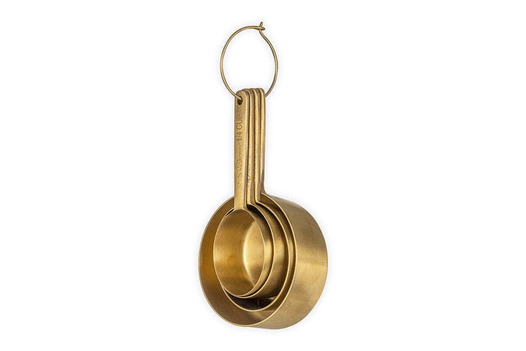 Mane Measuring Cups Brushed Gold