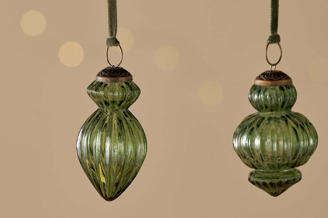 Manipur Baubles Green Set Of 3