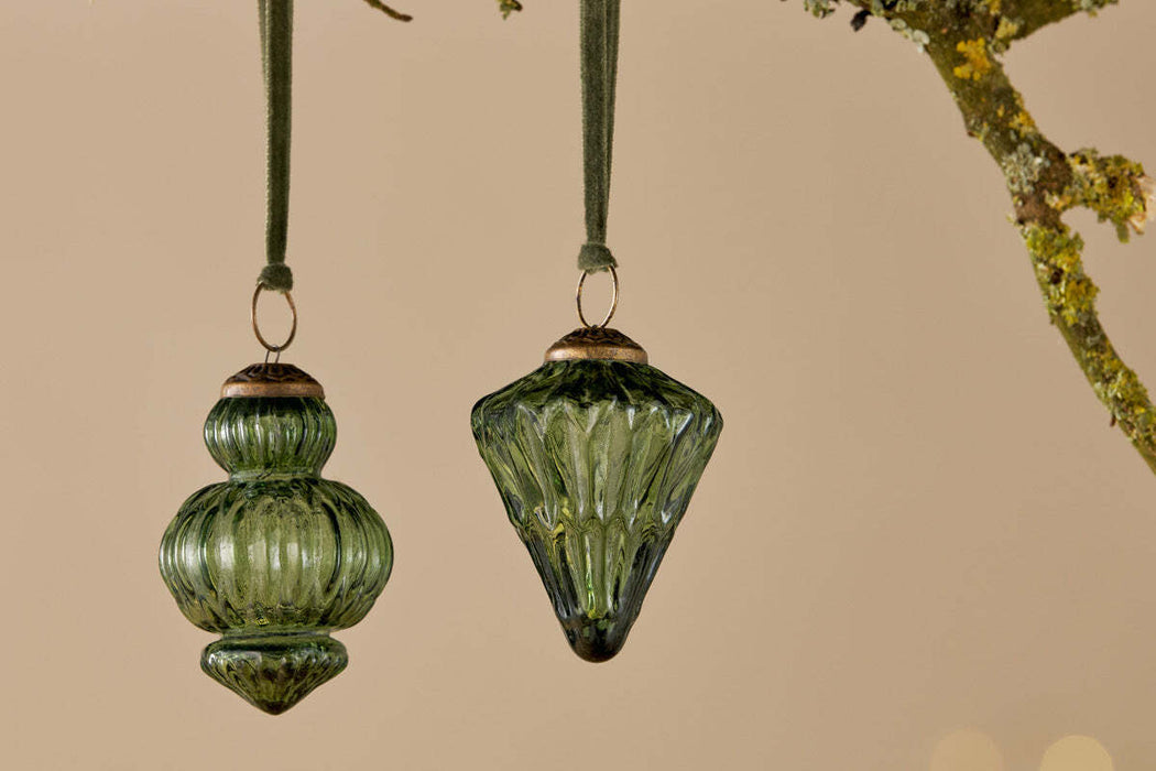 Manipur Baubles Green Set Of 3