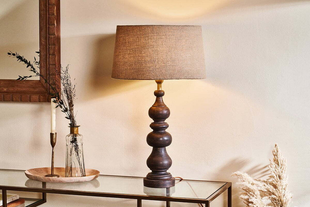 Manua Wood Table Lamp Large