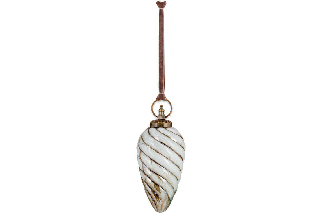 Maran Giant Bauble Gold Cream