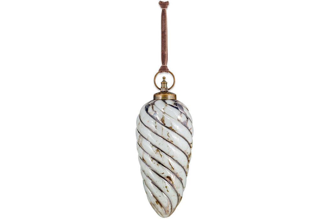Maran Giant Bauble Gold Cream