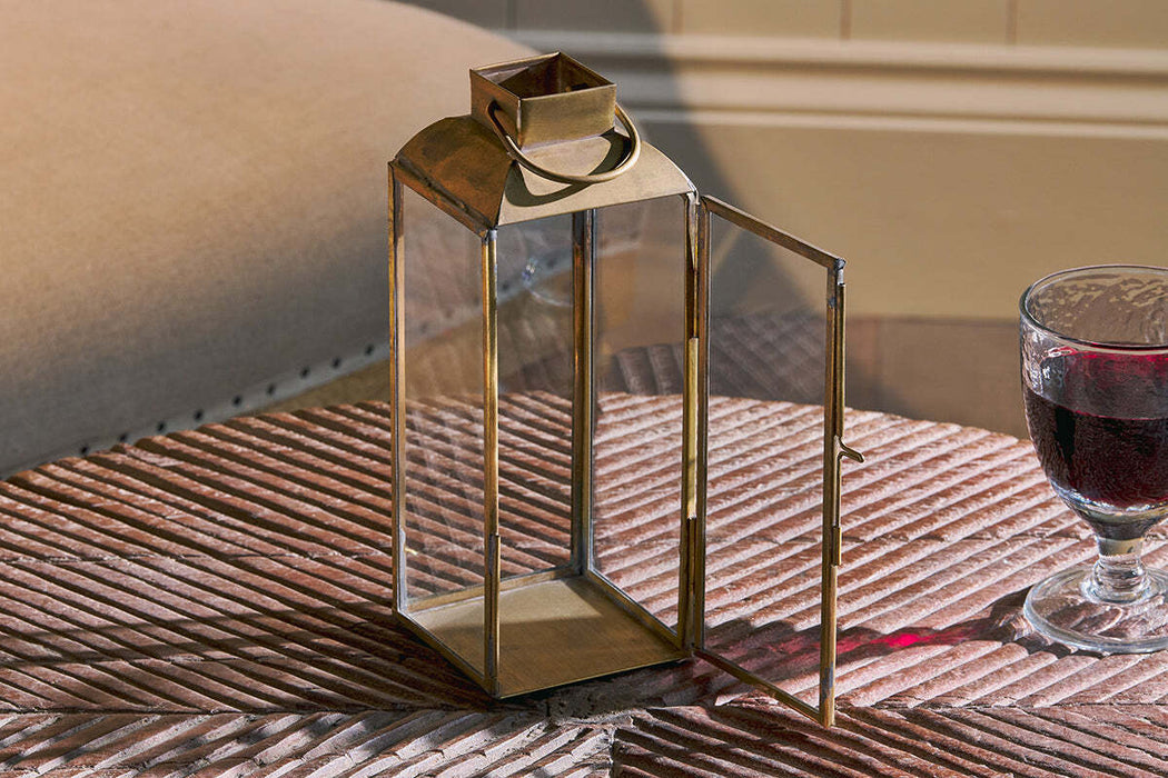 Maro Brass Lantern Tall