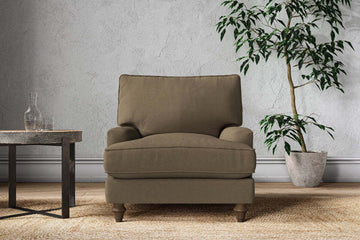 Marri Armchair - Brera Linen Chestnut