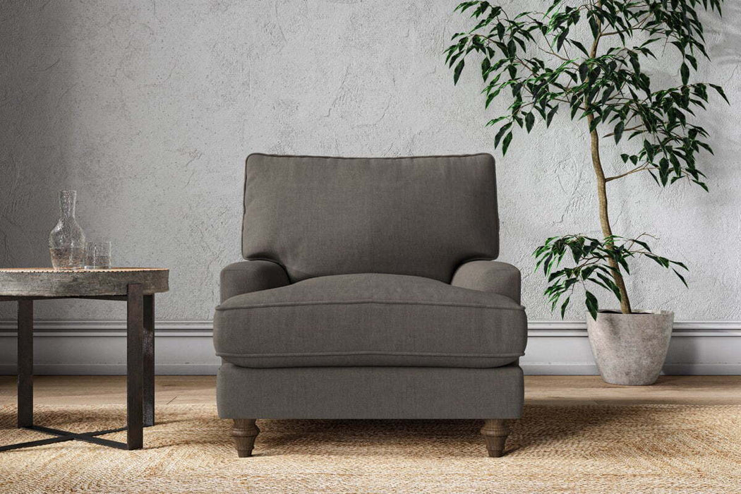 Marri Armchair - Brera Linen Granite