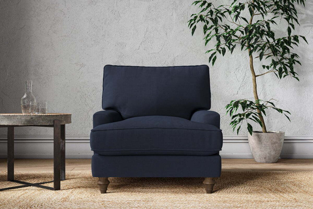 Marri Armchair - Brera Linen Indigo