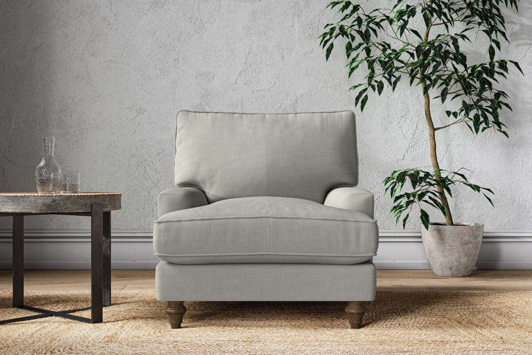 Marri Armchair - Brera Linen Smoke
