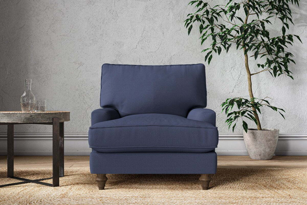 Marri Armchair - Recycled Cotton Navy