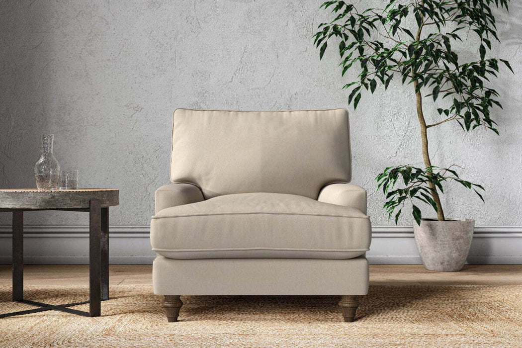 Marri Armchair - Recycled Cotton Stone