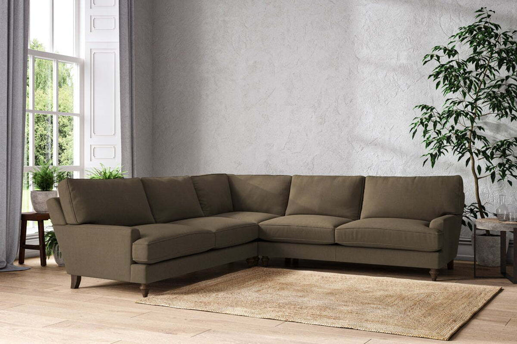 Marri Grand Corner Sofa - Brera Linen Chestnut