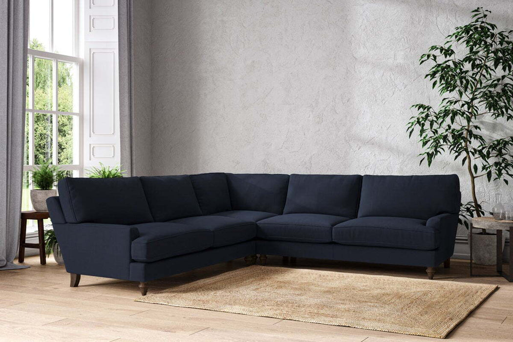 Marri Grand Corner Sofa - Brera Linen Indigo