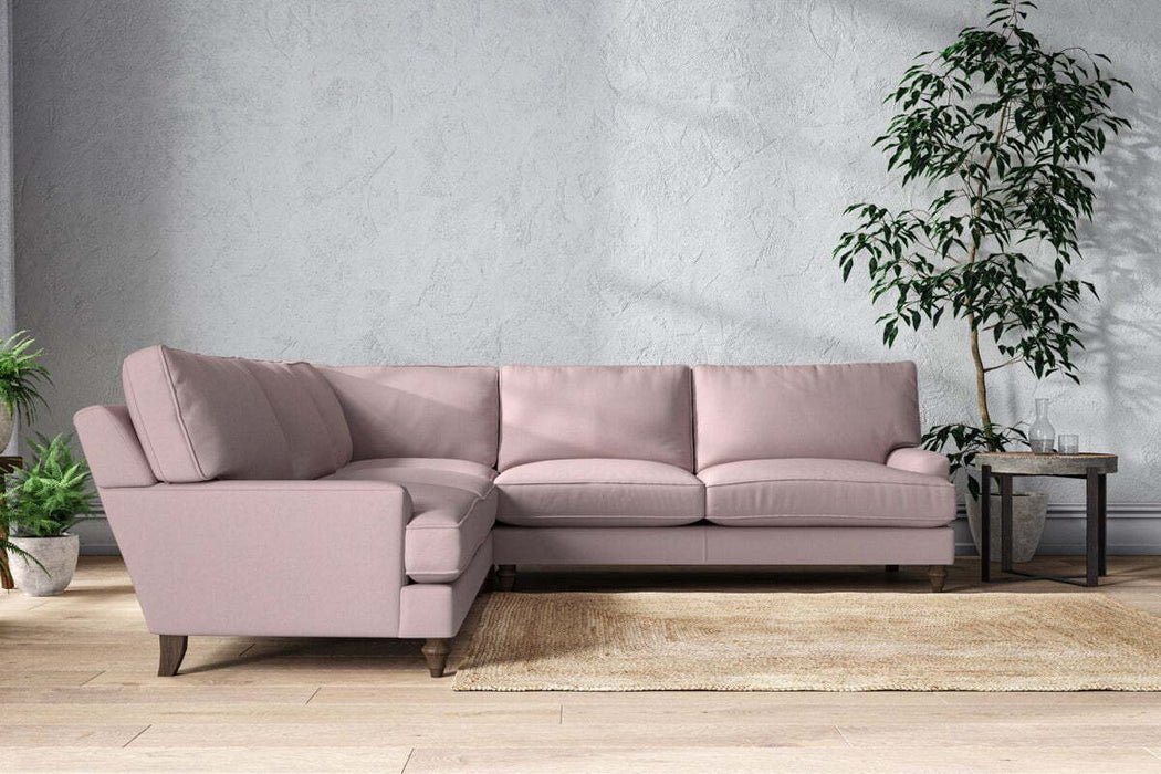 Marri Grand Corner Sofa - Recycled Cotton Lavender