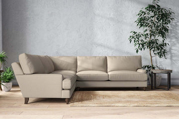 Marri Grand Corner Sofa - Recycled Cotton Stone
