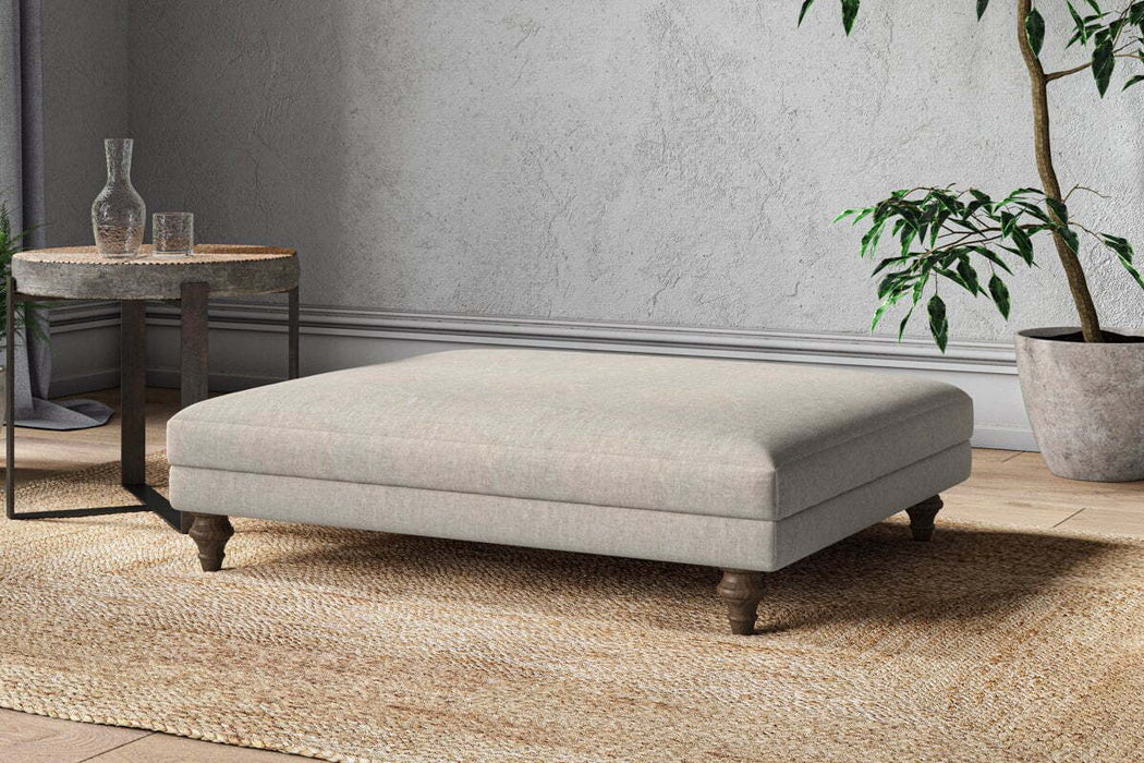 Marri Grand Footstool Brera Linen Natural