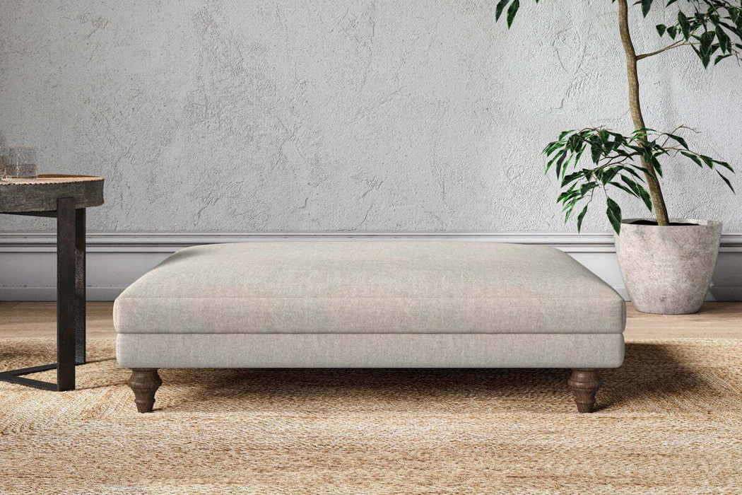 Marri Grand Footstool Brera Linen Natural