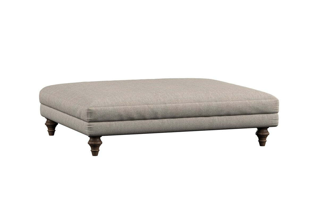 Marri Grand Footstool - Brera Linen Smoke
