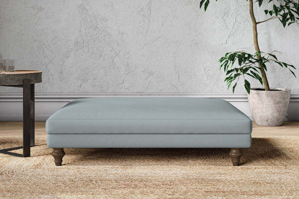 Marri Grand Footstool - Recycled Cotton Horizon