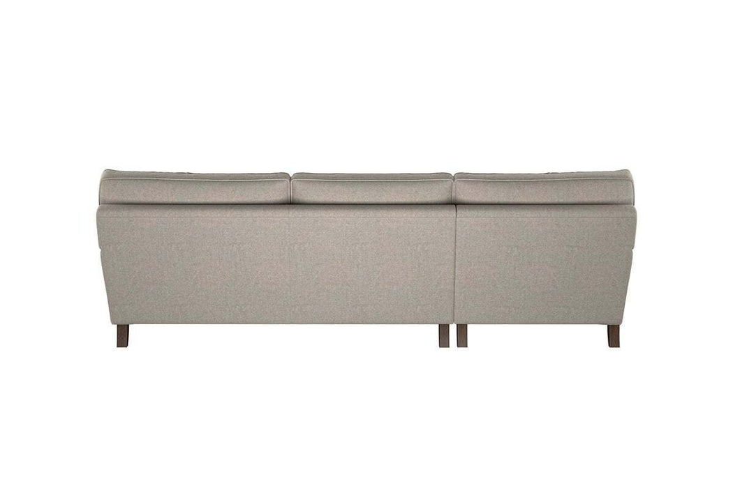 Marri Grand Left Hand Chaise Sofa - Brera Linen Charcoal
