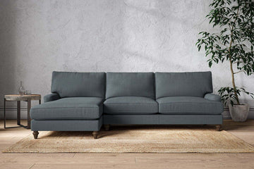 Marri Grand Left Hand Chaise Sofa - Brera Linen Dusk