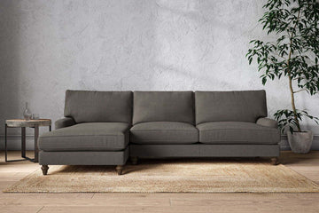 Marri Grand Left Hand Chaise Sofa - Brera Linen Granite