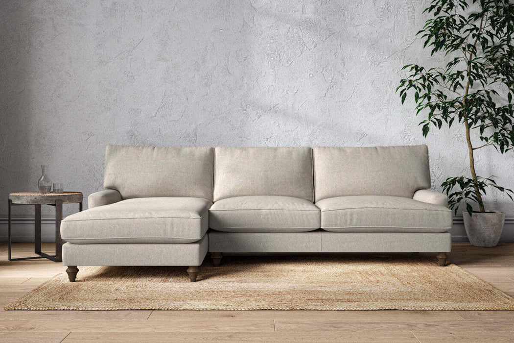 Marri Grand Left Hand Chaise Sofa Brera Linen Natural